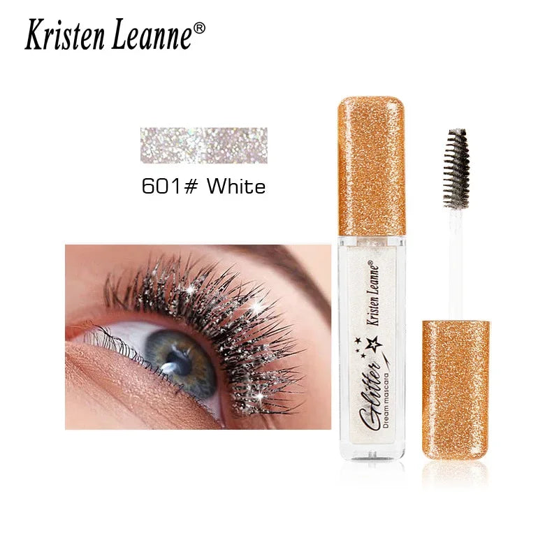 Silver Diamond Glitter Mascara – Waterproof, Curling, Fast Dry