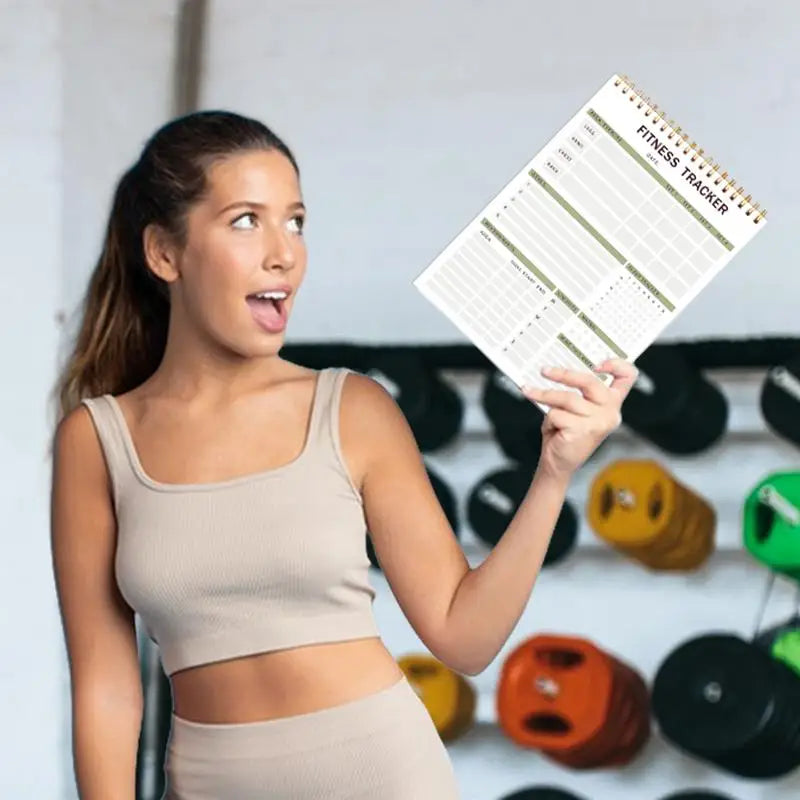 Daily Fitness Planner Daily Personal Health & Wellness Tracker Sturdy Nutrition & Workout Planner For Women & Men To Track Gym &