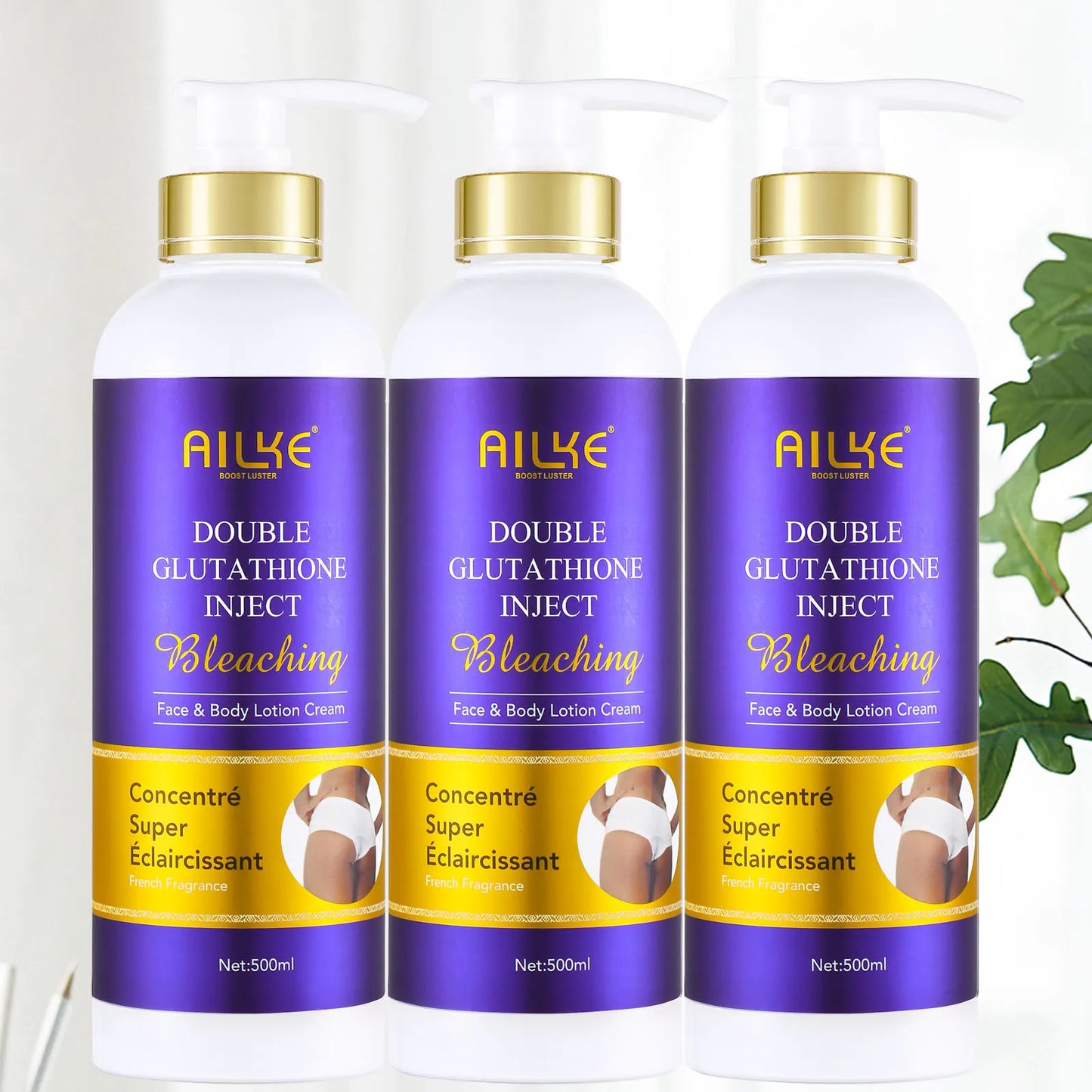 AILKE Glutathione 5-in-1 Skincare Kit – Lotion, Serum & Soap