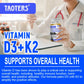 TAOTERS Vitamin D3 + K2 – Calcium Absorption & Heart Health