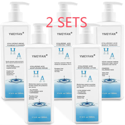 5-in-1 Hyaluronic Acid Skincare Set – Salon & Home Use