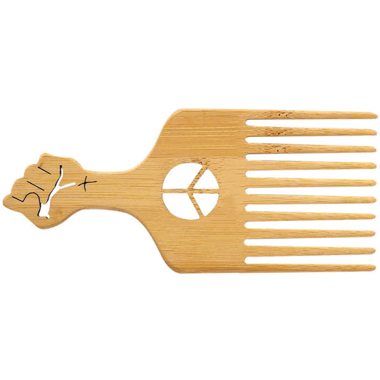 Plastic Hair Comb – Beard & Afro Styling Pick for Men