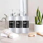 3PCS Bathroom Soap & Shampoo Dispenser – 500ml Labels
