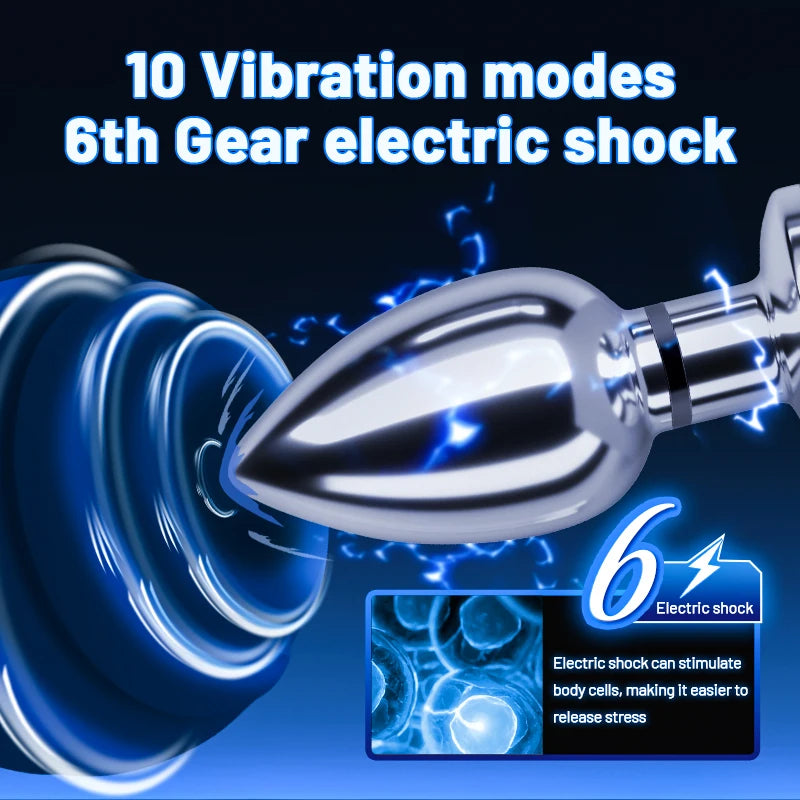 Remote Control Electric Shock Anal Plug