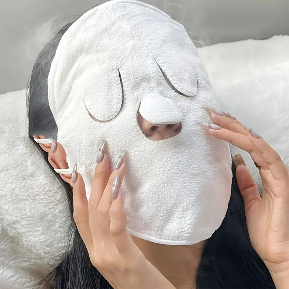Reusable Hot Cold Compress Face Mask For Moisturizing Facial Skin Care