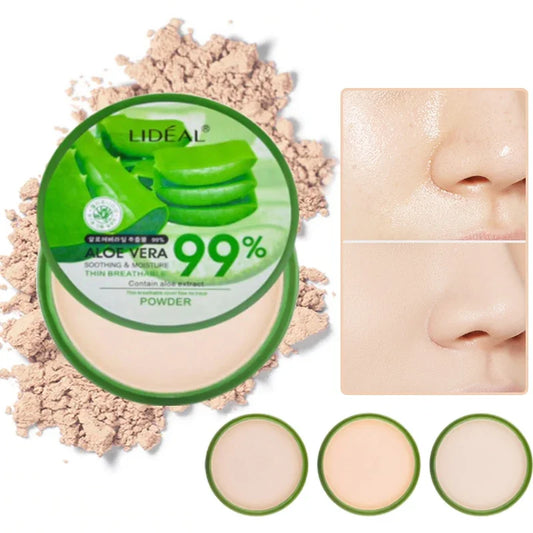 99% Aloe Vera Softening Powder – Waterproof, Oil-Control Foundation