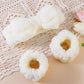 3PCS Coral Velvet Facial Set – Hairband & Wristband