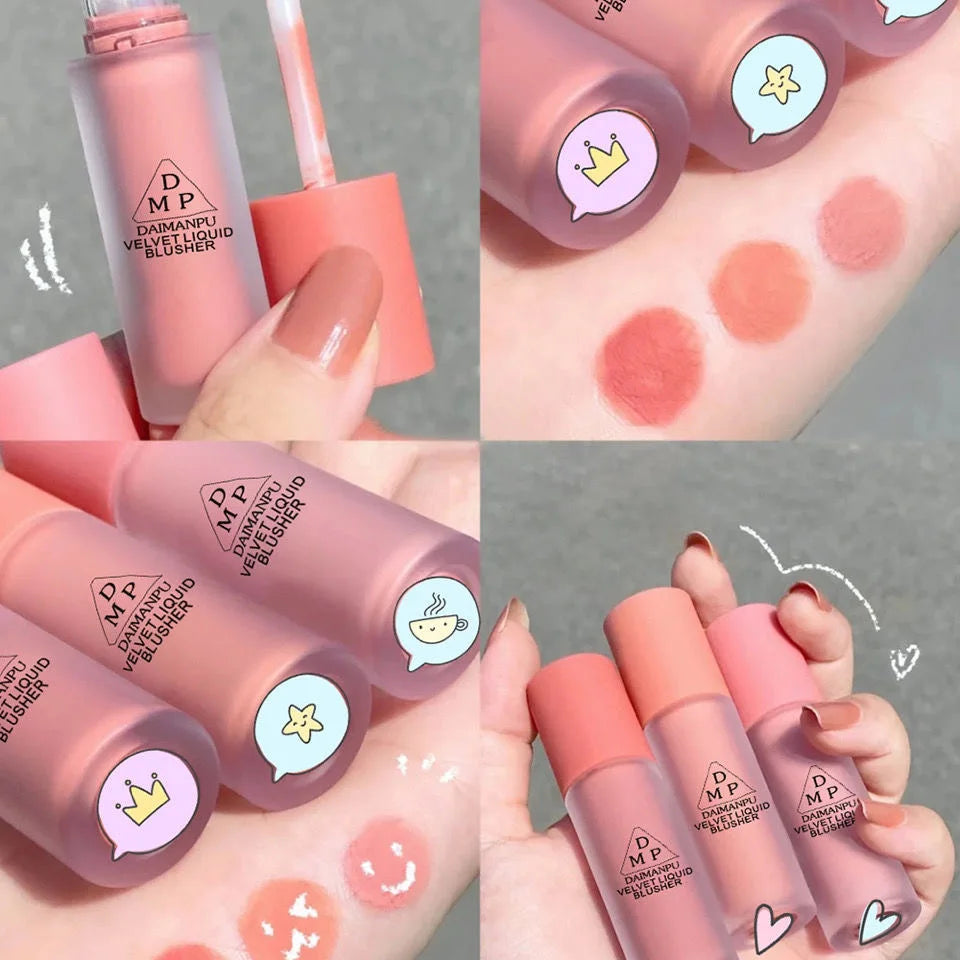 Waterproof Liquid Blush – Long Lasting Peach Red Tint