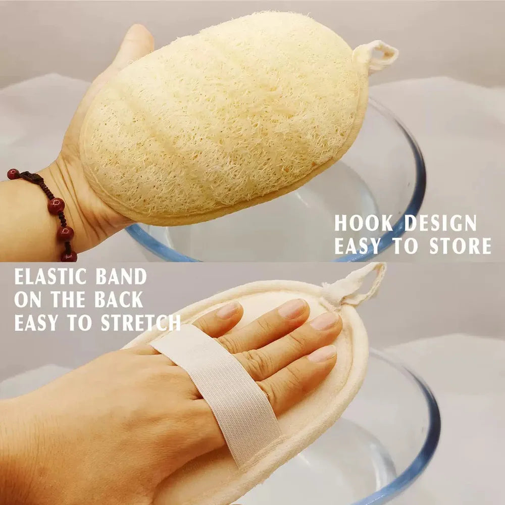 Loofah Sponge Bath Towel — Bath Linen, Self-Care | Beautifully Within