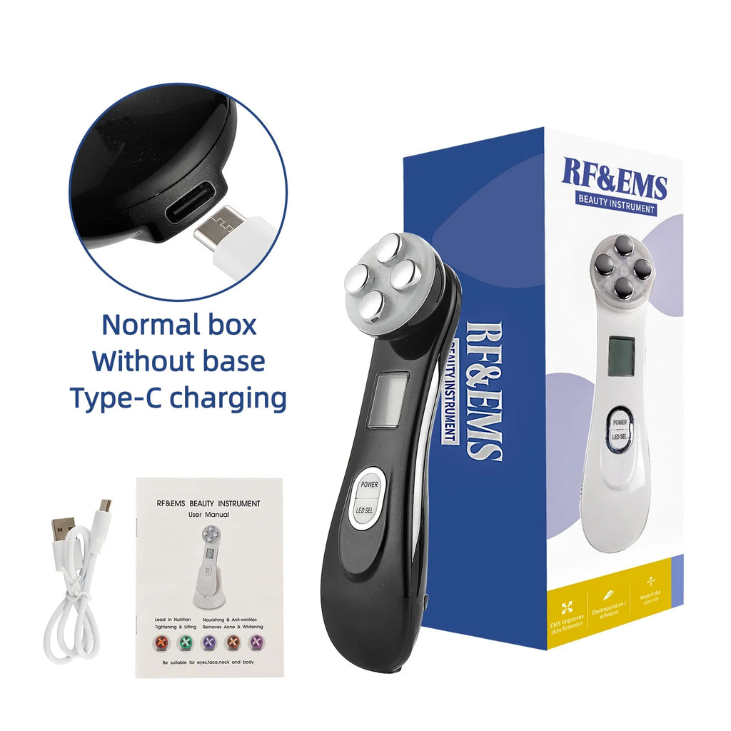 EMS Microcurrent Face Lifting Machine Led Photon Rejuvenation Facial Massager