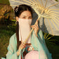 Hanfu Face Scarf Veil – Sunscreen Mesh Mask Cover