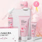 Sakura Skincare Set – Cleanser, Serum, Cream & Eye Care