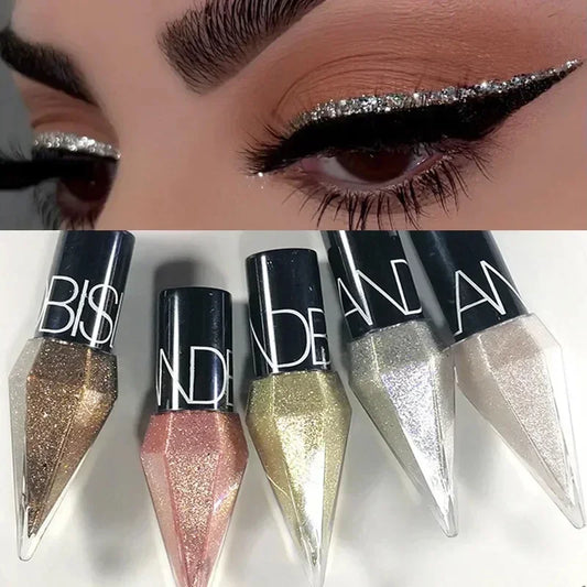 Diamond Shimmer Liquid Eyeliner – Waterproof 5-Color Set