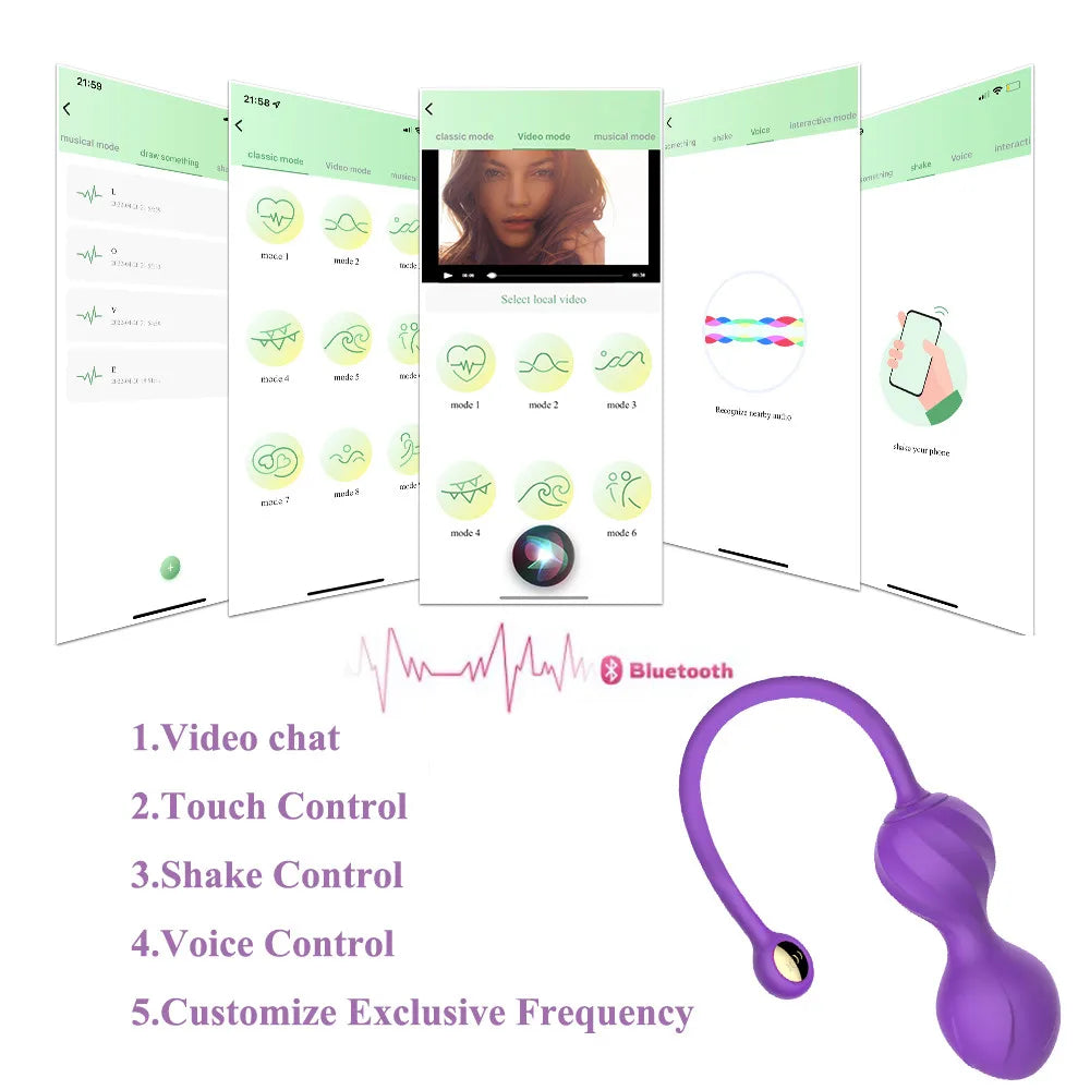 Bluetooth App Control Vibrator – Women