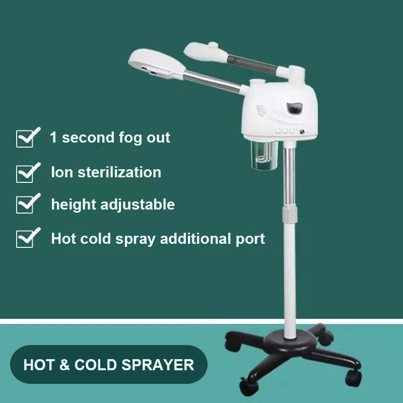 Hot And Cold Face Steamer Nano Mist Sprayer Facial Moisturizer
