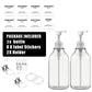 Wall-Mounted Shampoo & Conditioner Bottle Set – 500ml