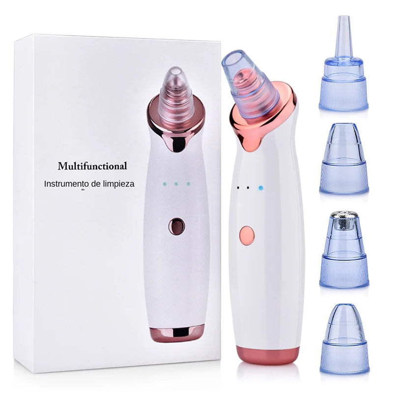 USB Rechargeable Nose Vacuum Blackhead Remover Pore Extractor Tool