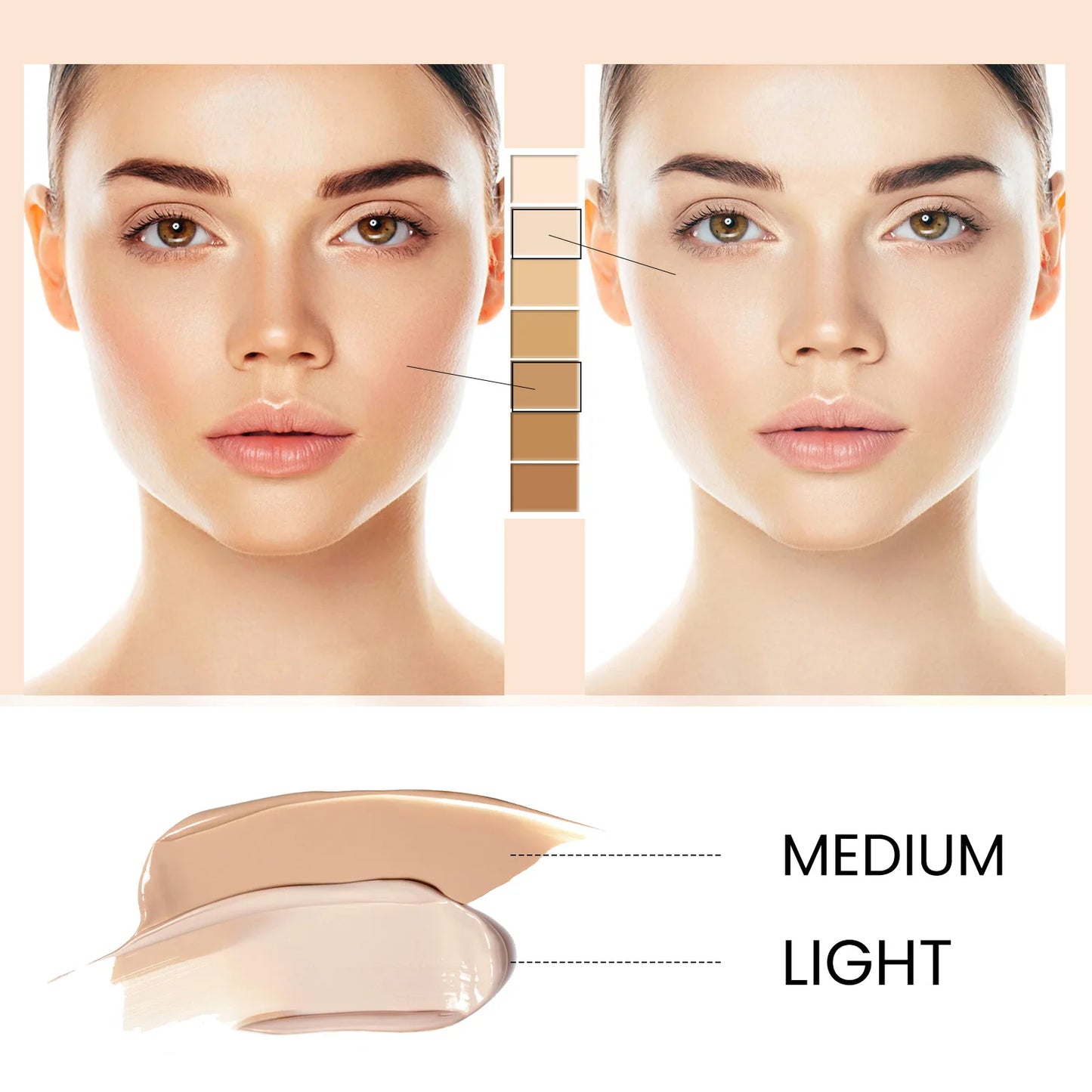 CC Cream Foundation Concealer Waterproof Makeup