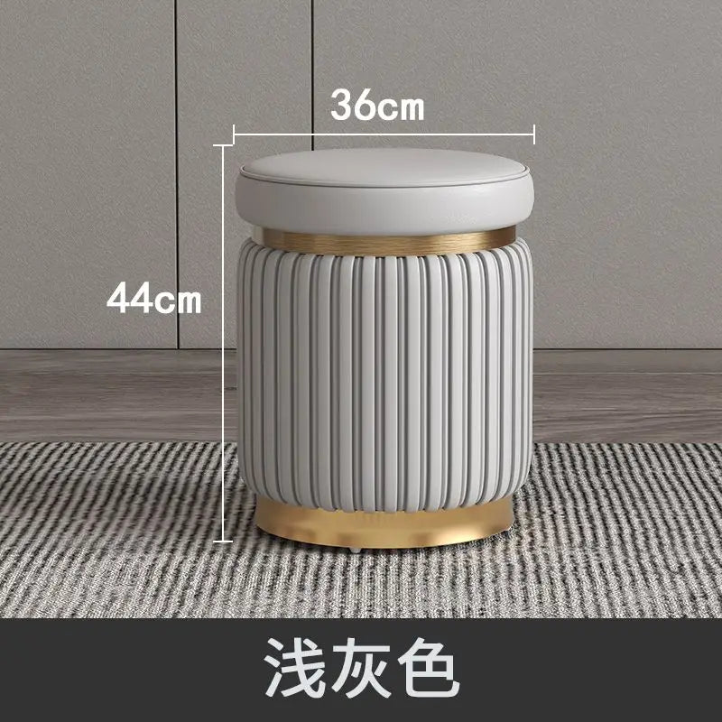 Upholstered Vanity Stool — Vanity Furniture, Bedroom Furniture | Beautifully Within