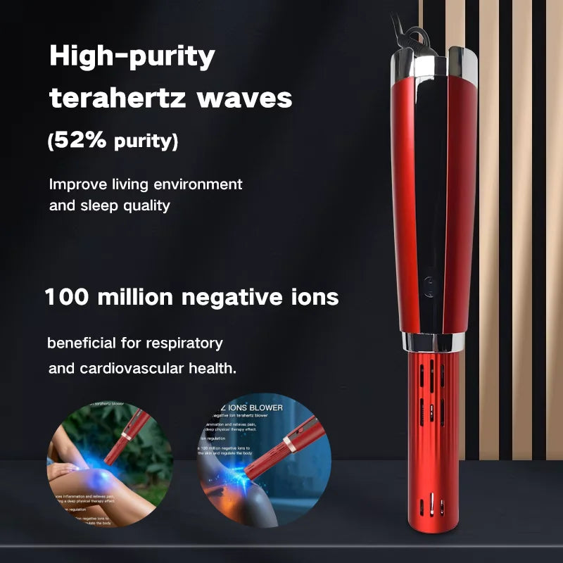 New Tera Ions Terahertz frequency wand 10.0 Terahertz Healing Therapy Tera Wave Cell Physiotherapy Instrument