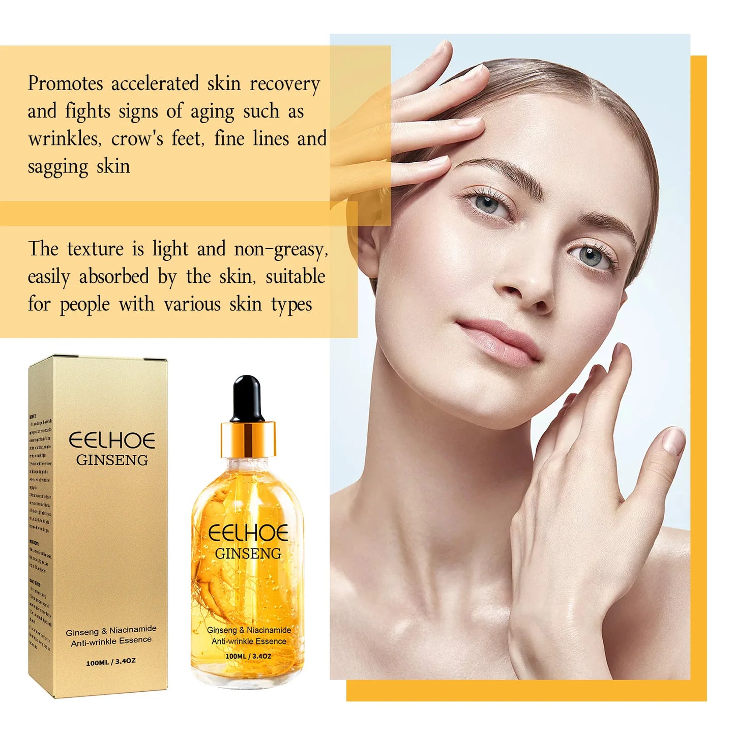 24k Gold Ginseng Serum – Lifting & Firming Essence