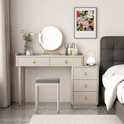 Makeup Dressing Vanity Table Organizer Luxury Modern Vanity Table Bedroom Table De Maquillage Avec Miroir Bedroom Furniture
