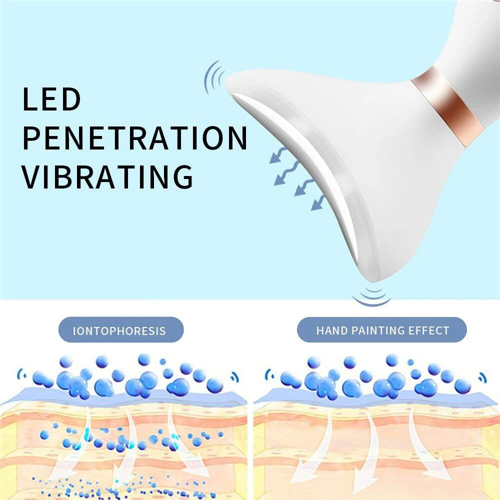 Microcurrent Face Lifting Device Anti Aging Neck Massager For Skin Tightening