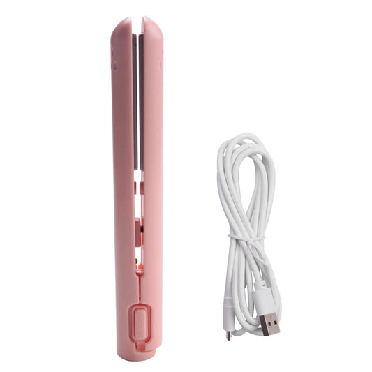 Mini USB Hair Straightener – Portable Travel Styler