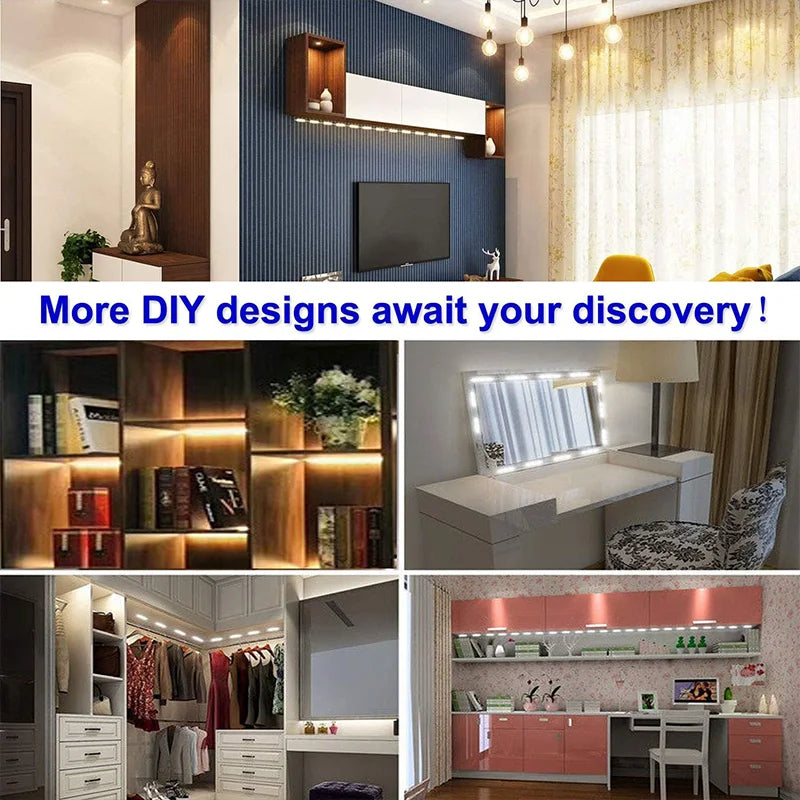 Dimmable LED Vanity Mirror Light Kit