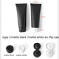 Empty Matte Black Tubes – 100ml Cosmetic Squeeze Bottles