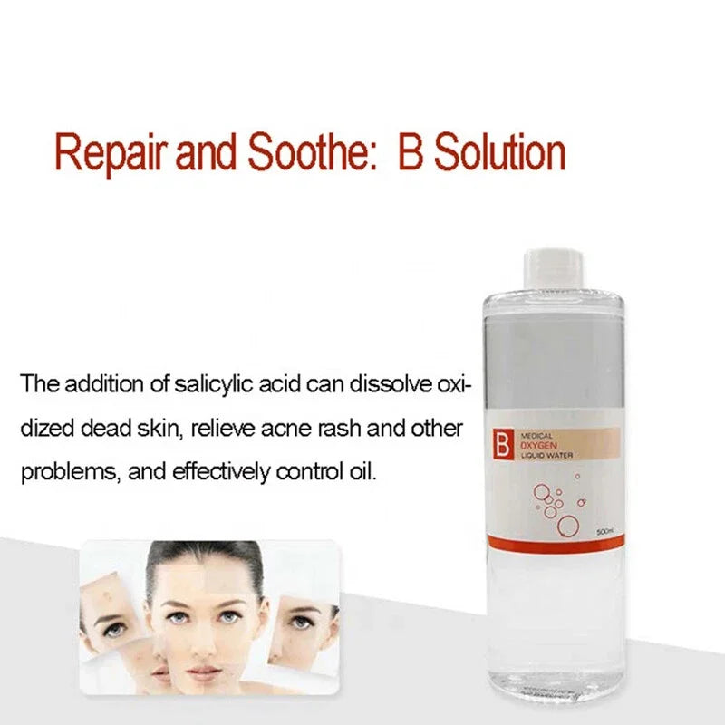 500ML Aqua Hydra Peeling Serum for Dermabrasion Machine Exfoliate and Moisturize