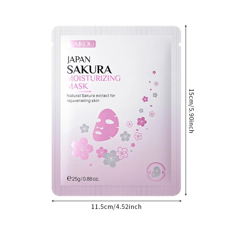 LAIKOU Sakura Face Mask – Moisturizing & Anti-Aging (10pcs)