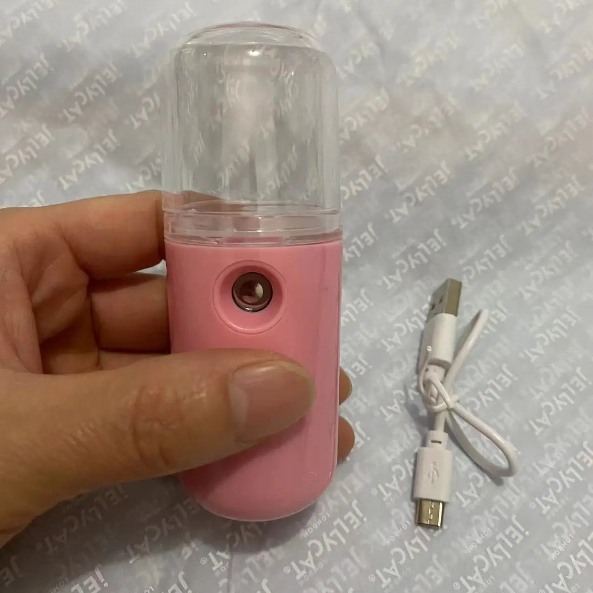 Mini Rechargeable Nano Facial Steamer Portable Humidifier Cold Steam Spray