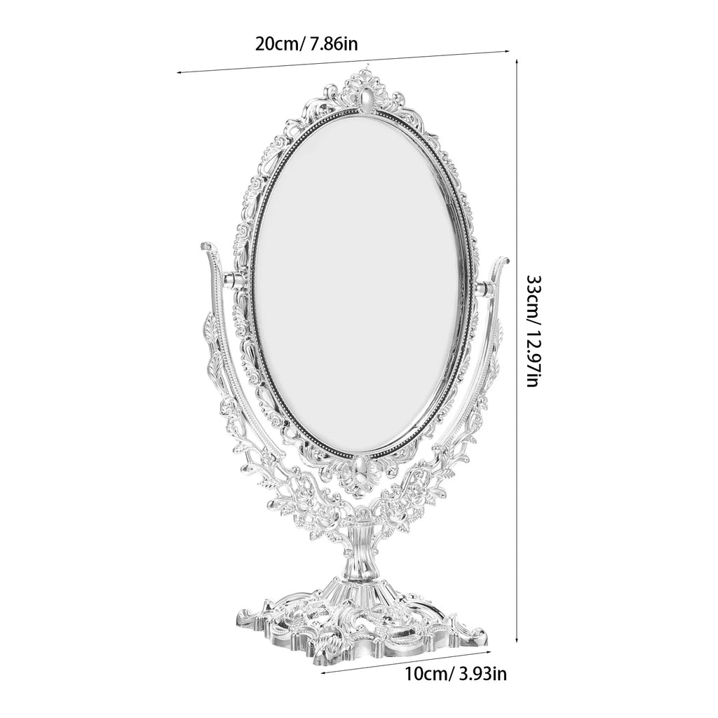 Retro Oval Swivel Vanity Mirror