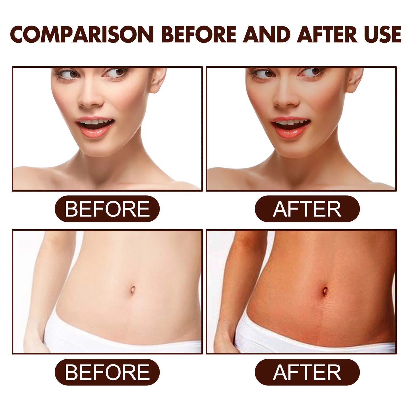 Self-Tanning Cream – Fast-Acting Face & Body Bronzer Lotion