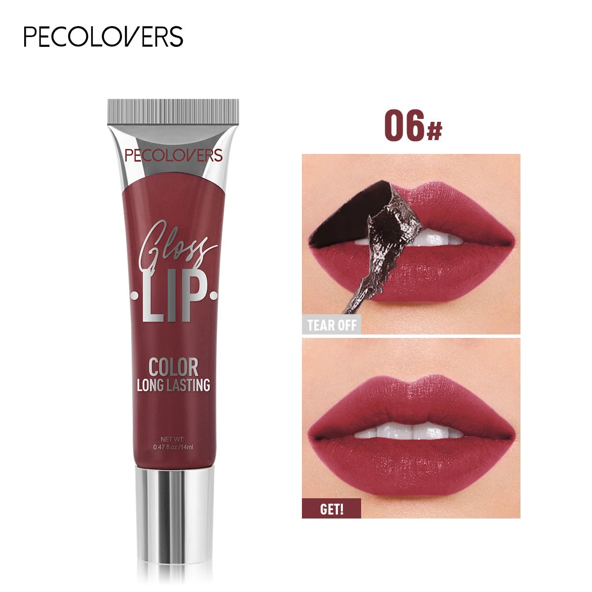 Peel-Off Lip Stain – Long Lasting Waterproof Tint