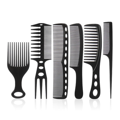 6-Piece Hair Comb Set – Professional Styling Tools