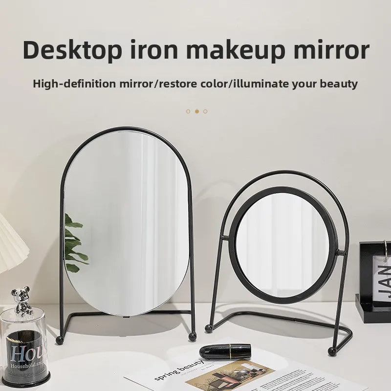 Oval Wall-Mount Vanity Mirror