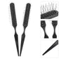 2-Piece Hair Comb Set – Rat Tail Pick & Detangling Brush