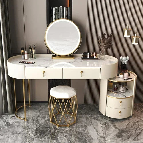 Bedroom Beauty Vanity Table Drawer Storage Fashion Girls Vanity Table Luxury Multifunctional Tocador Maquillaje Furniture