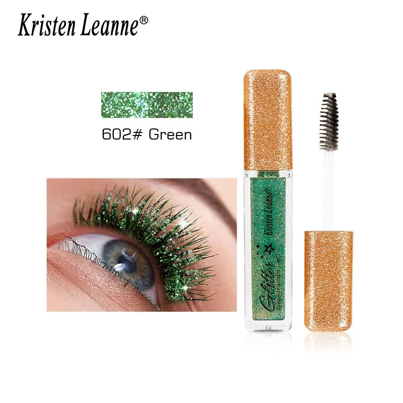 Silver Diamond Glitter Mascara – Waterproof, Curling, Fast Dry