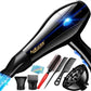 Salon Hair Dryer – Fast Styling, Adjustable Heat