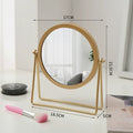 Oval Wall-Mount Vanity Mirror