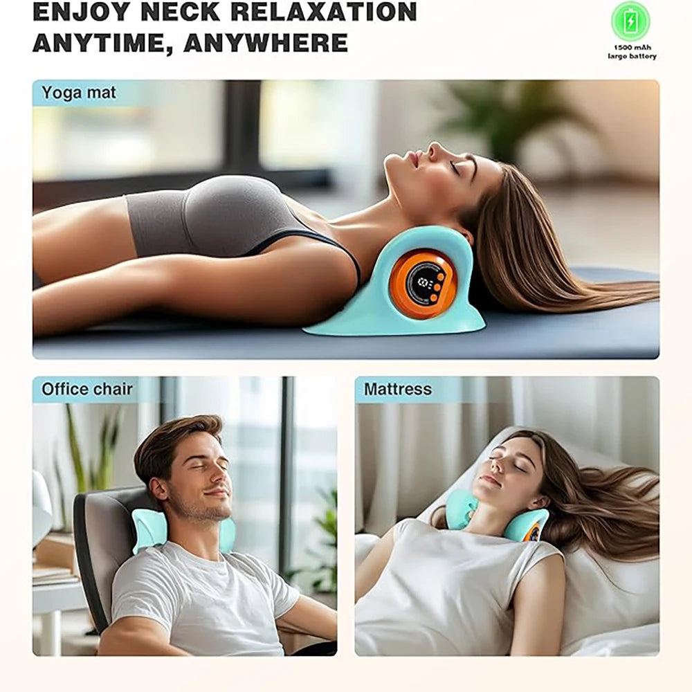 EMS Wireless Neck Massager with Remote Control - image 6