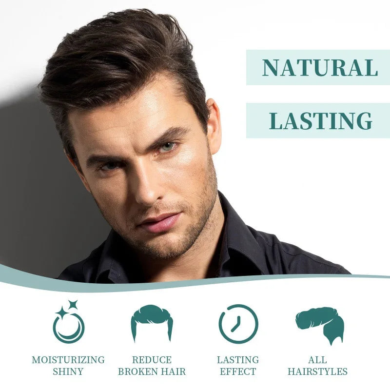 Men’s Styling Wax – Strong Hold, Non-Greasy Pomade