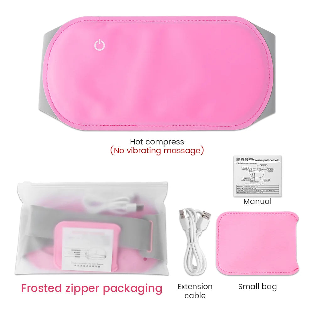 Heated Waist Massage Belt – Menstrual Pain Relief Device