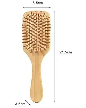 Bamboo Cushion Hair Brush – Scalp Massage Comb