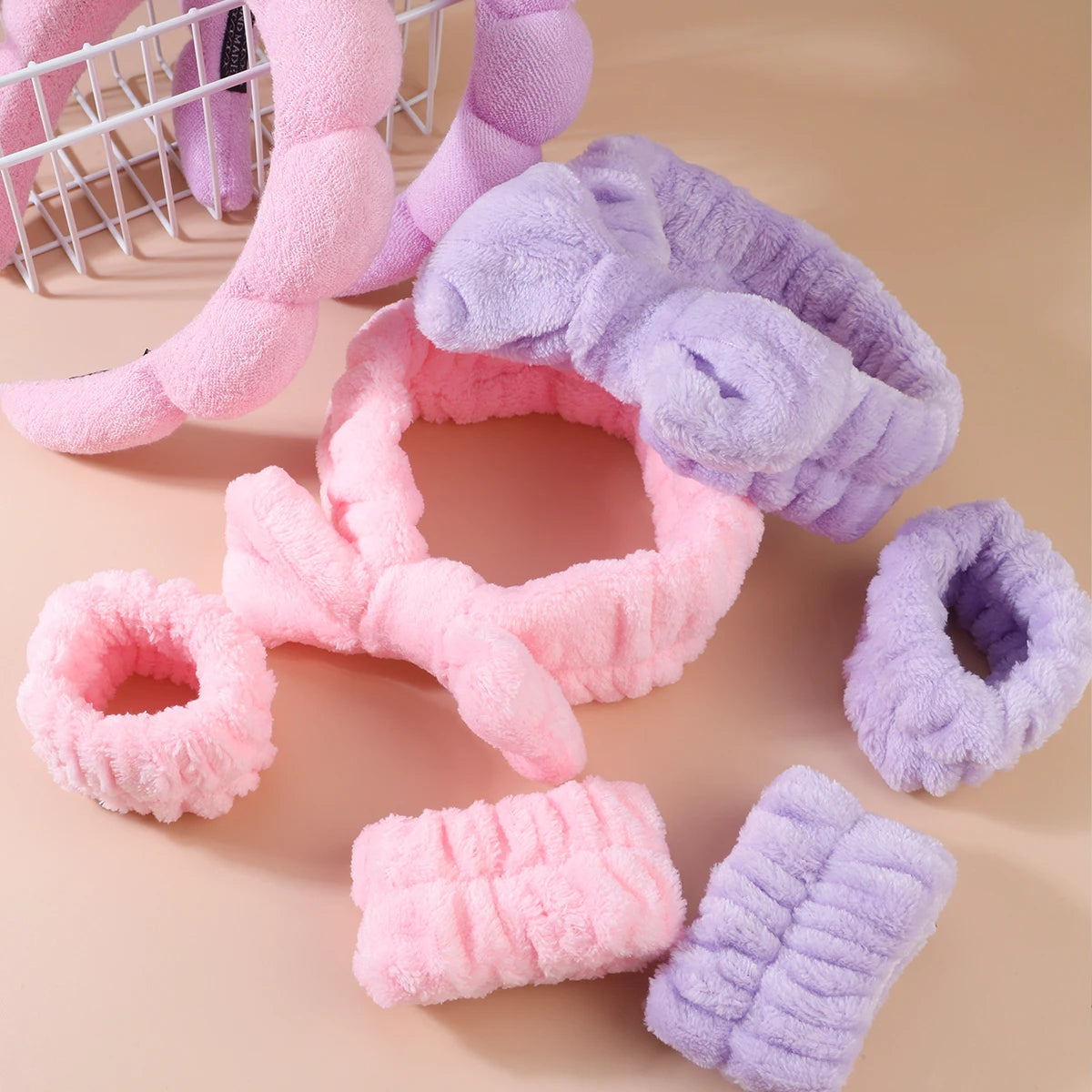 Spa Headband & Wristband Set