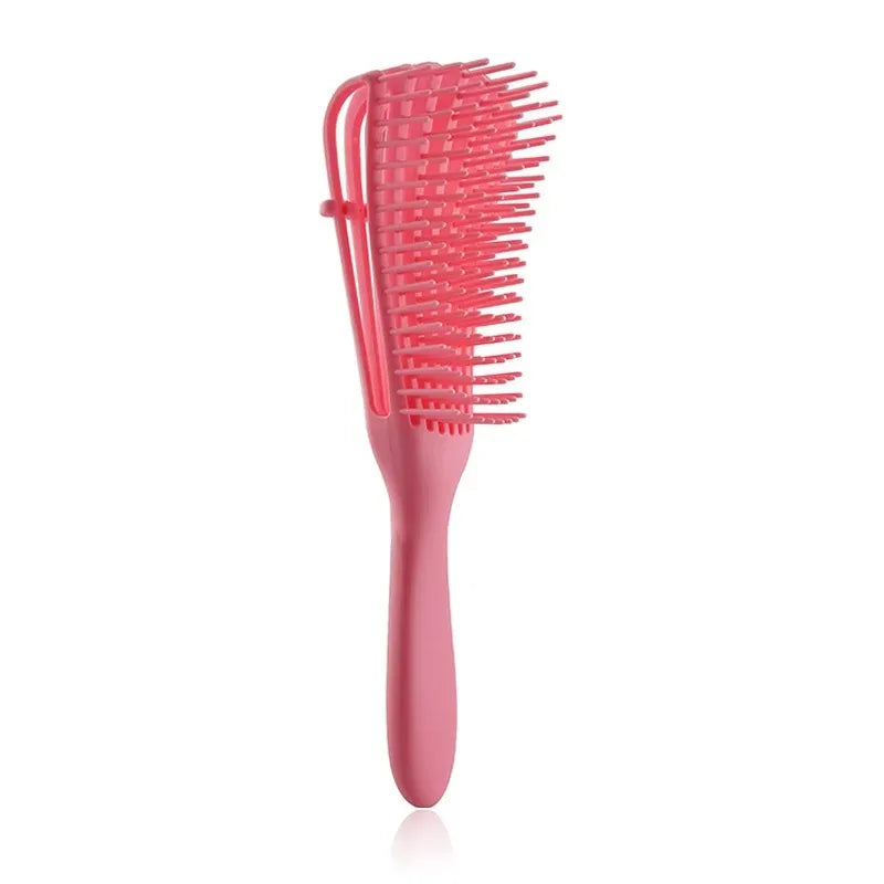 Boar Bristle Hair Brush – Wooden Paddle Scalp Massage Comb