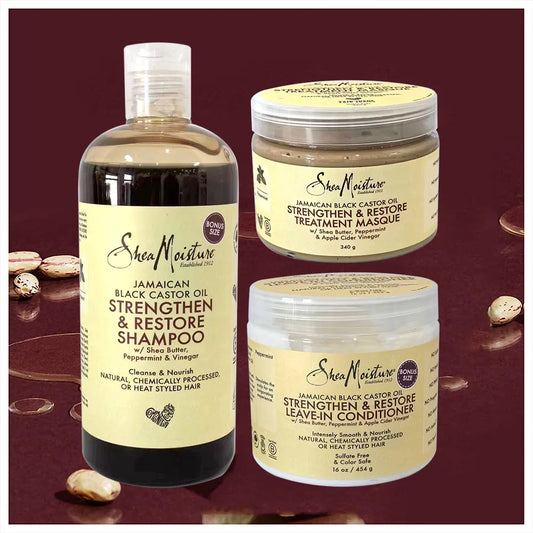 Shea Moisture Hair Set – Jamaican Black Castor Oil Masque